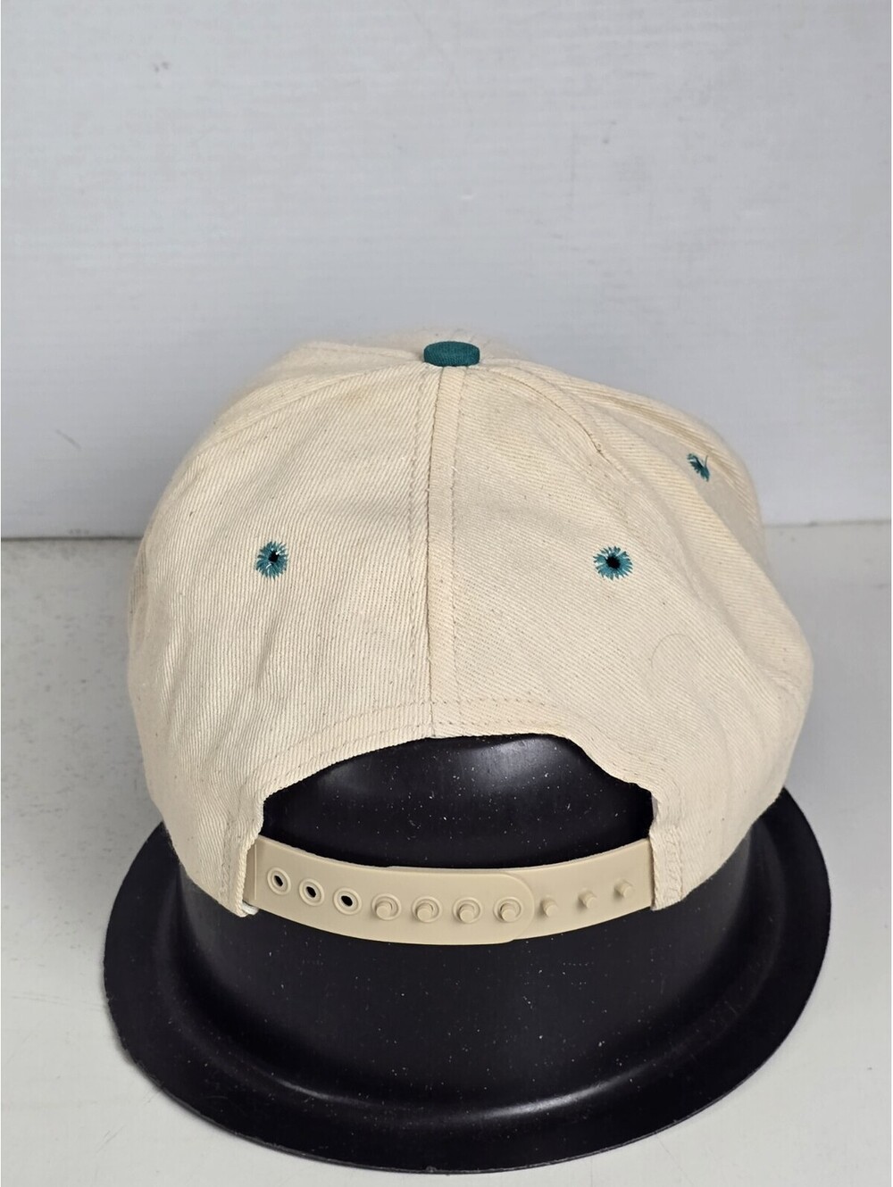 Vintage Alan Jackson Snapback Hat 90s Country Music Album Tour Concert USA Teal - Picture 4 of 8